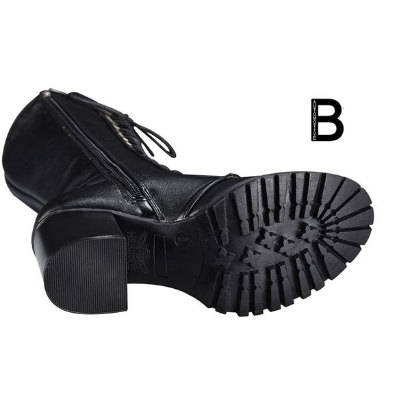 COPY - Ladies Knee High Laced Boots By Milwaukee Riders - Picture 4 of 4